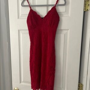 Windsor Red Lace Dress